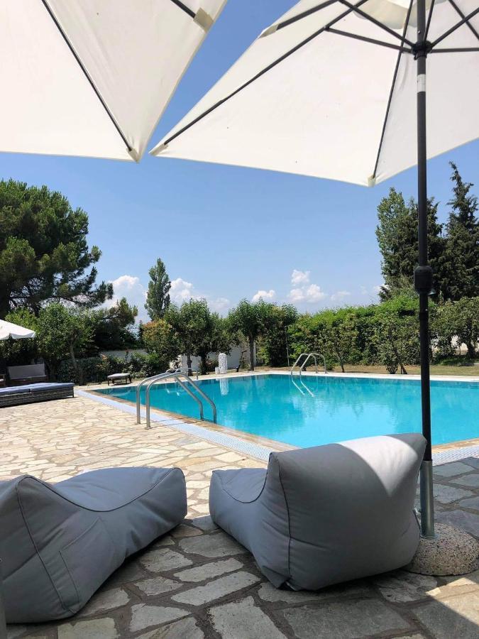 Zeusplace Poolvilla Natura Paralia Kateríni Buitenkant foto