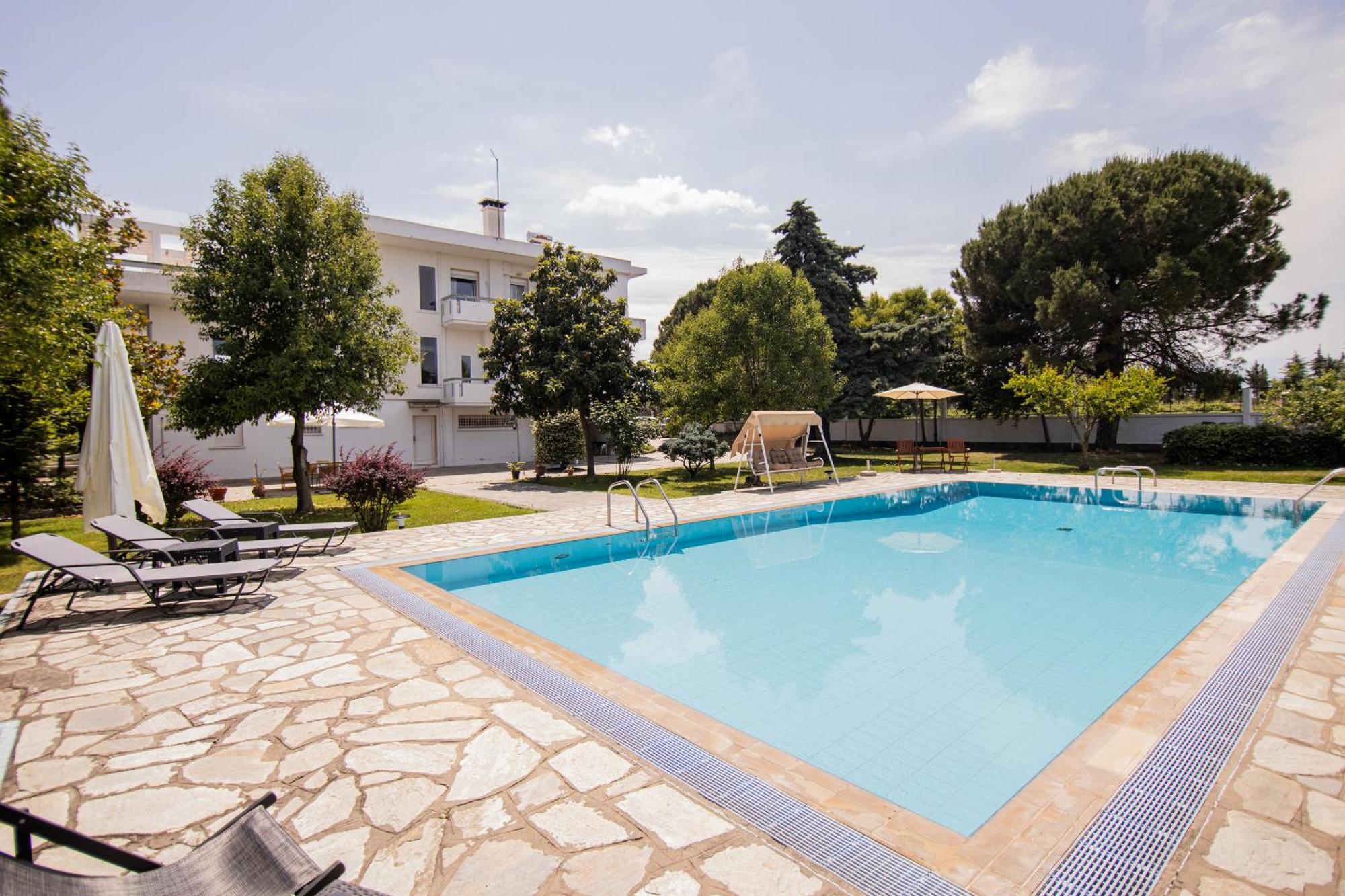 Zeusplace Poolvilla Natura Paralia Kateríni Buitenkant foto